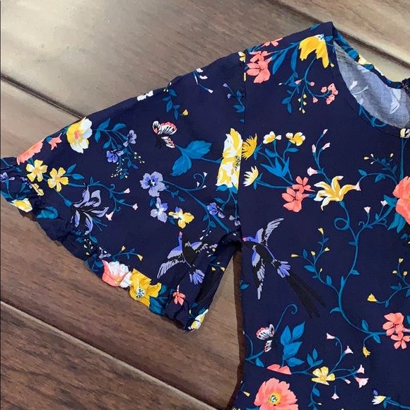 Old Navy Size XL Floral Bell Sleeve Dress - Picture 2 of 3